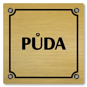 Půda, 118x118mm, zlatá, Kansas